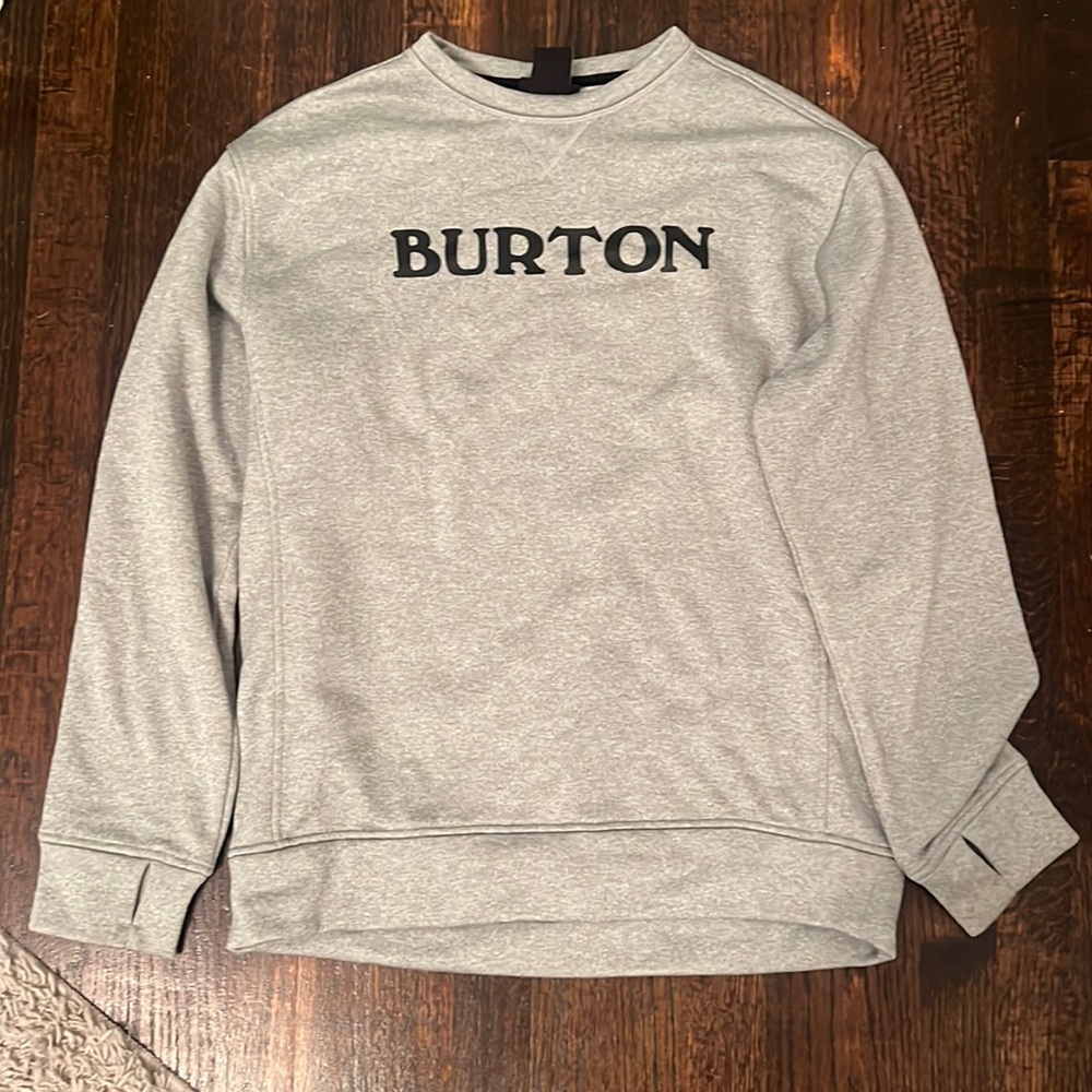 burton sweatshirt has a bigger fit